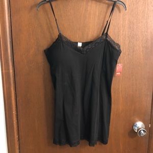 Cute black tank top